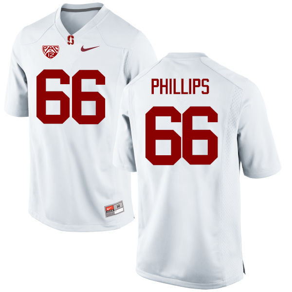 Men Stanford Cardinal #66 Harrison Phillips College Football Jerseys Sale-White